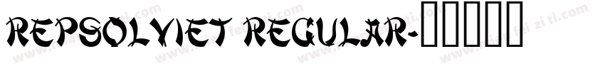 RepsolViet Regular字体转换